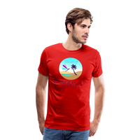 Thumbnail for Men's Dragonfly Oasis V.1 Premium T-Shirt - red