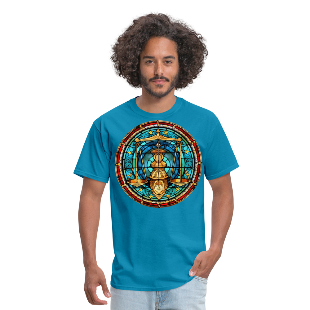 Men's Mosaic Libra Classic T-Shirt - turquoise