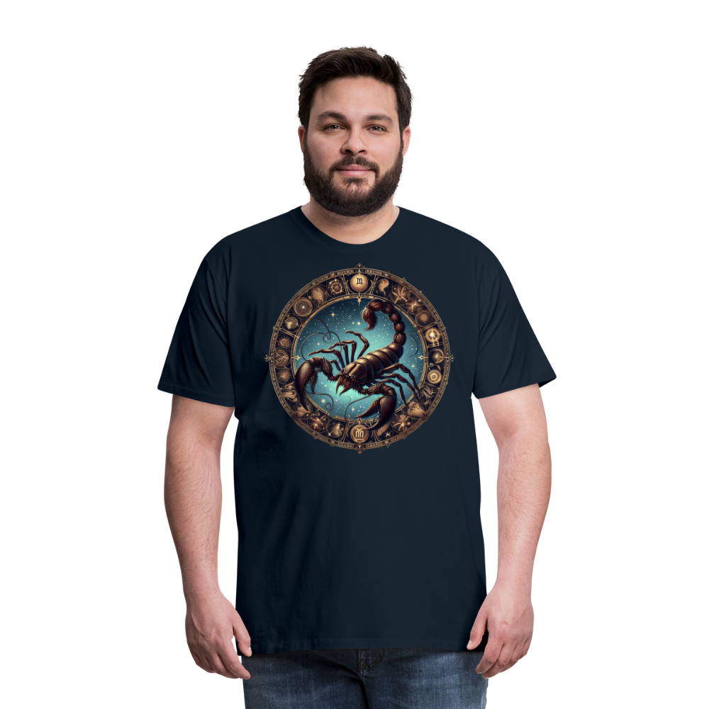 Men's Mythical Scorpio Premium T-Shirt - deep navy