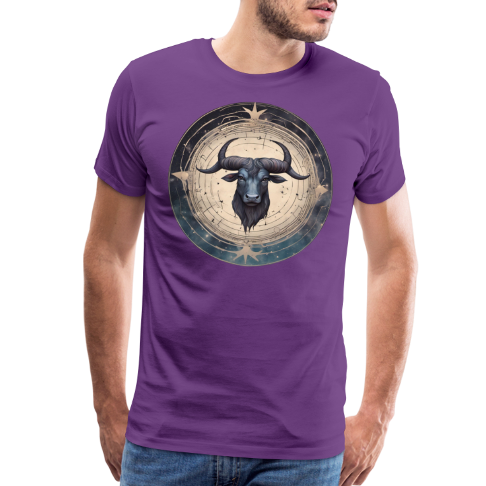 Men's Mythical Taurus Premium T-Shirt - purple