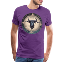 Thumbnail for Men's Mythical Taurus Premium T-Shirt - purple