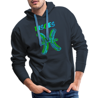 Thumbnail for Men's Power Words Pisces Premium Hoodie - navy