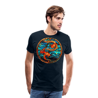 Thumbnail for Men's Mosaic Pisces Premium T-Shirt - deep navy