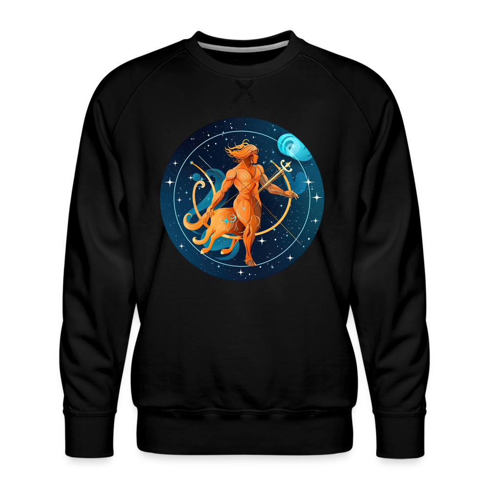 Men’s Mythical Sagittarius Premium Sweatshirt - black