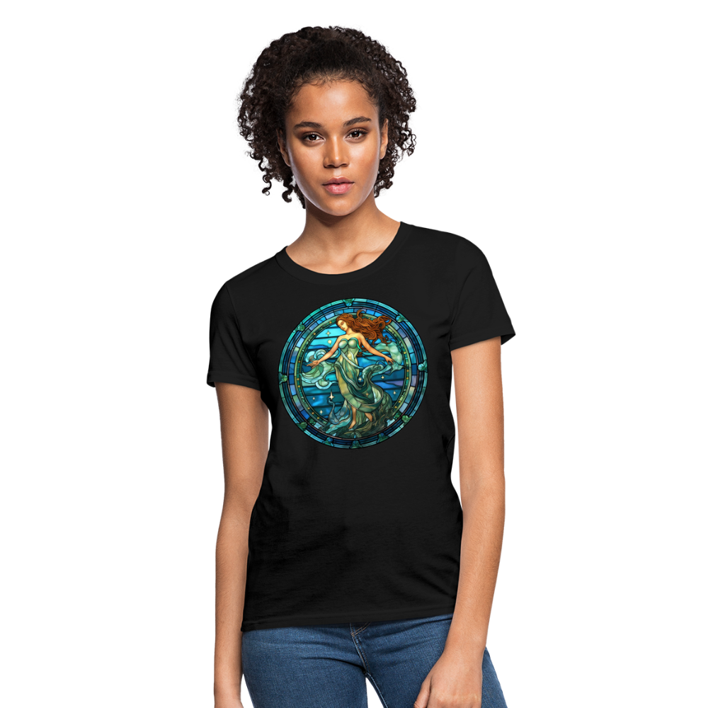 Women's Mosaic Aquarius T-Shirt - black