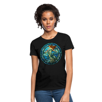 Thumbnail for Women's Mosaic Aquarius T-Shirt - black