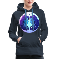 Thumbnail for Women’s Magic Gemini Premium Hoodie - navy