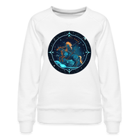 Thumbnail for Women’s Magic Sagittarius Premium Sweatshirt - white