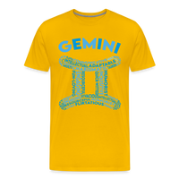 Thumbnail for Men's Power Words Gemini Premium T-Shirt - sun yellow