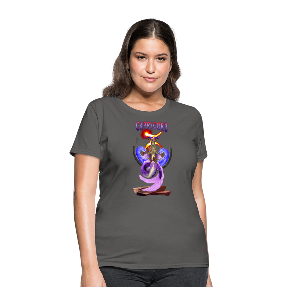 Astral Capricorn Women's T-Shirt - charcoal