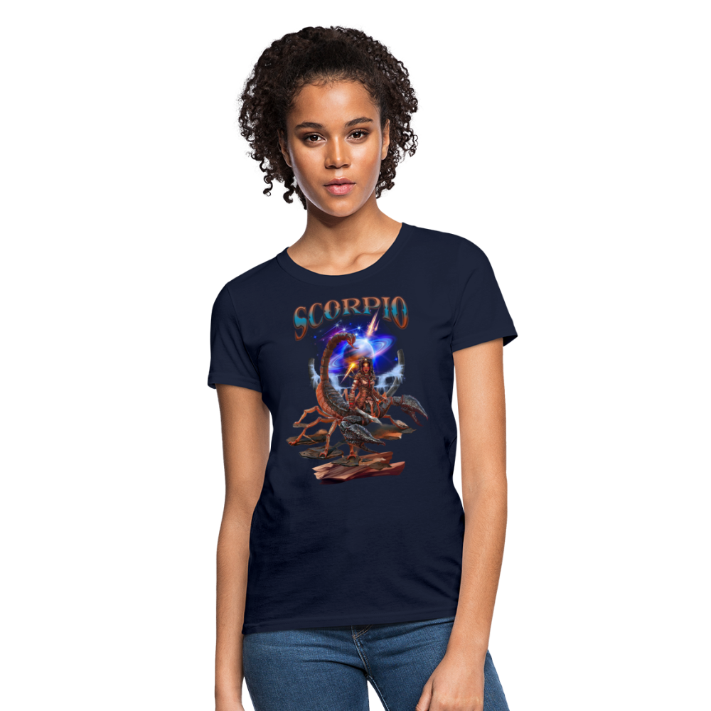 Women's Astral Scorpio T-Shirt - navy