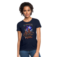 Thumbnail for Women's Astral Scorpio T-Shirt - navy