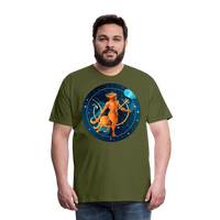 Thumbnail for Men's Mythical Sagittarius Premium T-Shirt - olive green