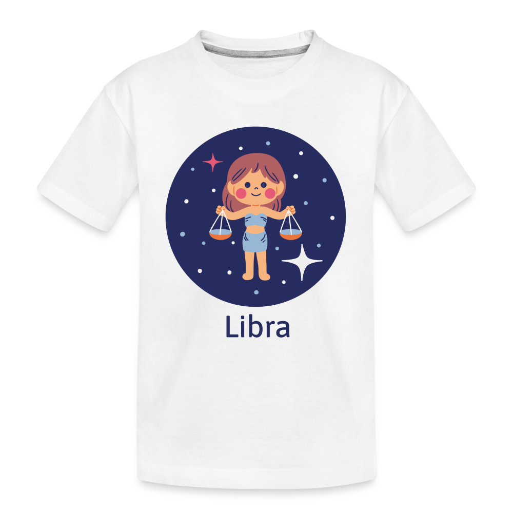 Kid’s Bluey Libra Premium Organic T-Shirt - white