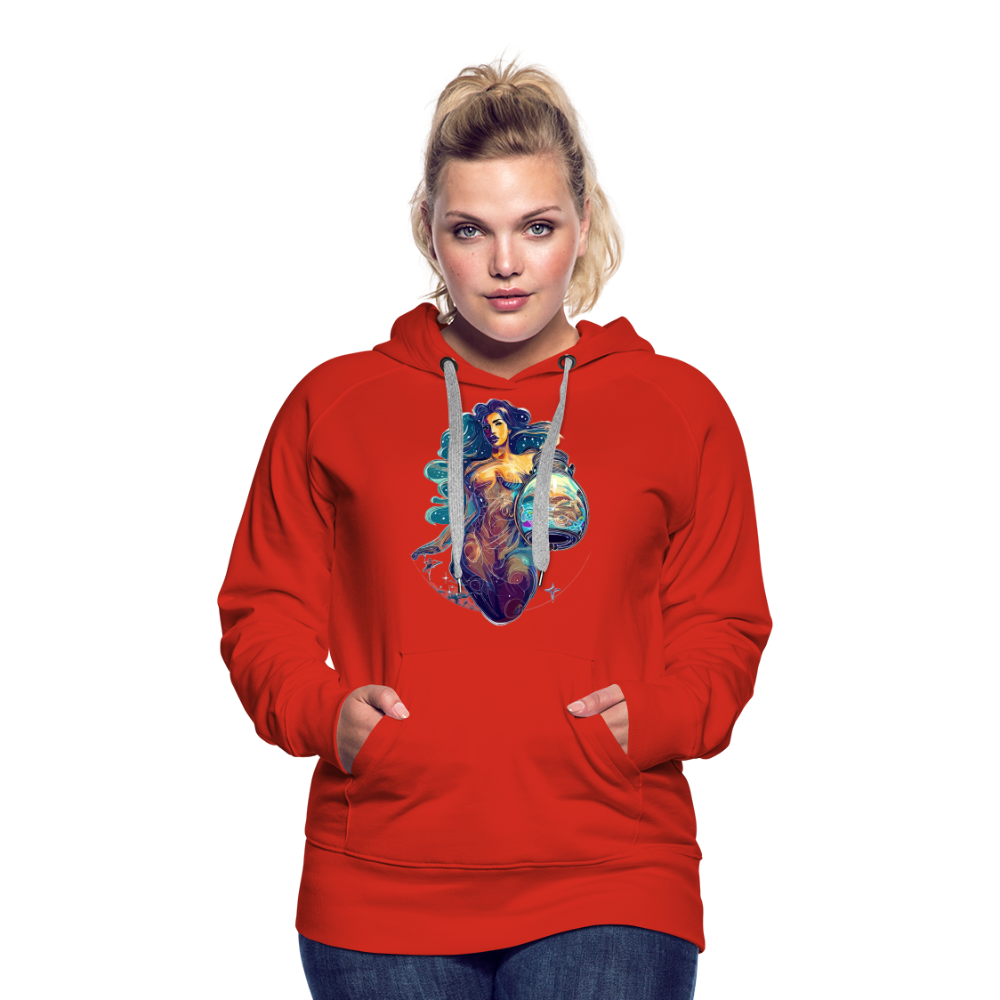 Women’s Mythical Aquarius Premium Hoodie - red