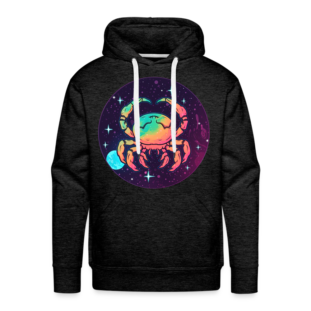 Men’s Mystic Cancer Premium Hoodie - charcoal grey