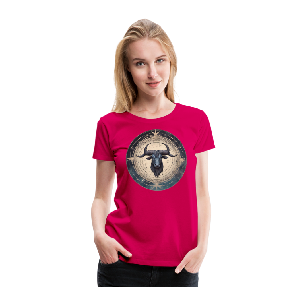 Women’s Mythical Taurus Premium T-Shirt - dark pink