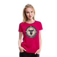 Thumbnail for Women’s Mythical Taurus Premium T-Shirt - dark pink