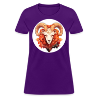 Thumbnail for Women's Symbol Aries T-Shirt - purple