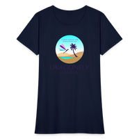 Thumbnail for Women's Dragonfly Oasis V.1 Capricorn T-Shirt - navy