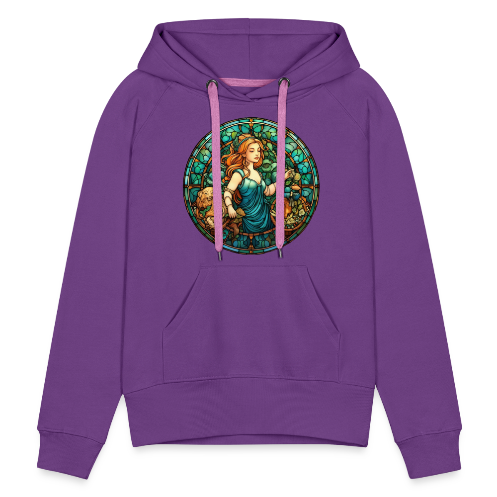 Women’s Mosaic Virgo Premium Hoodie - purple 