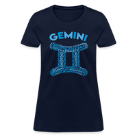 Thumbnail for Women's Power Words Gemini T-Shirt - navy