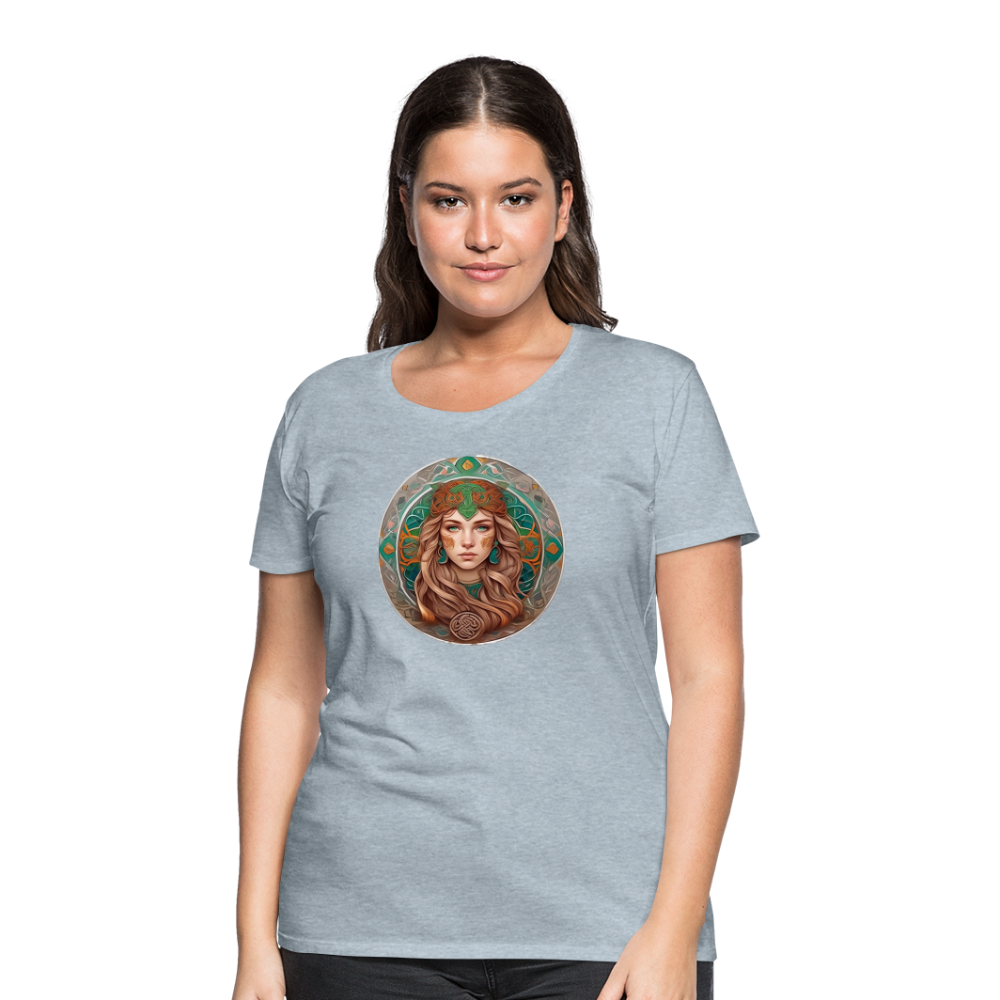 Women’s Mythical Virgo Premium T-Shirt - heather ice blue