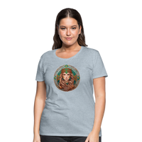 Thumbnail for Women’s Mythical Virgo Premium T-Shirt - heather ice blue