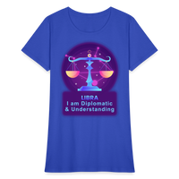 Thumbnail for Women's Neon Libra T-Shirt - royal blue