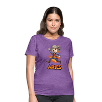 Thumbnail for Women's Playful Aries T-Shirt - purple heather