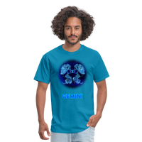 Thumbnail for Men's Stellar Gemini Classic T-Shirt - turquoise