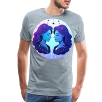 Thumbnail for Men's Magic Gemini Premium T-Shirt - heather ice blue