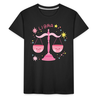 Thumbnail for Kid’s Pinky Libra Premium Organic T-Shirt - black