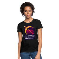 Thumbnail for Women's Glow Sagittarius T-Shirt - black