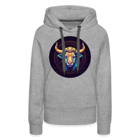 Thumbnail for Women’s Magic Taurus Premium Hoodie - heather grey