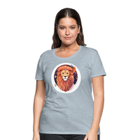 Thumbnail for Women's Symbol Leo Premium T-Shirt - heather ice blue