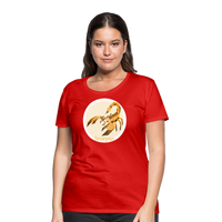 Thumbnail for Women’s Mosaic Scorpio Premium T-Shirt - red