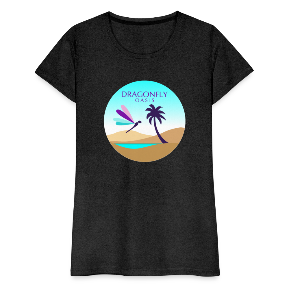 Women's Dragonfly Oasis V.2 Premium T-Shirt - charcoal grey