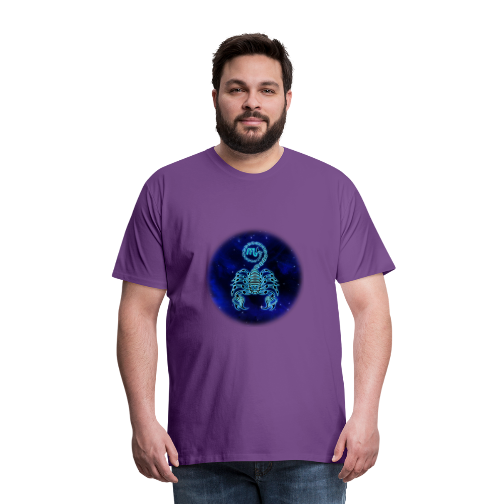 Men's Scorpio Premium T-Shirt - purple