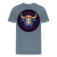 Thumbnail for Men's Magic Taurus Premium T-Shirt - steel blue