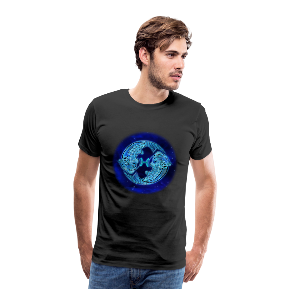 Men's Pisces Premium T-Shirt - black