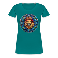 Thumbnail for Women's Mosaic Leo Premium T-Shirt - teal