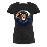 Thumbnail for Women's Mystic Leo Premium T-Shirt - charcoal grey