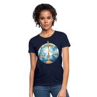 Thumbnail for Women's Mythical Libra T-Shirt - navy