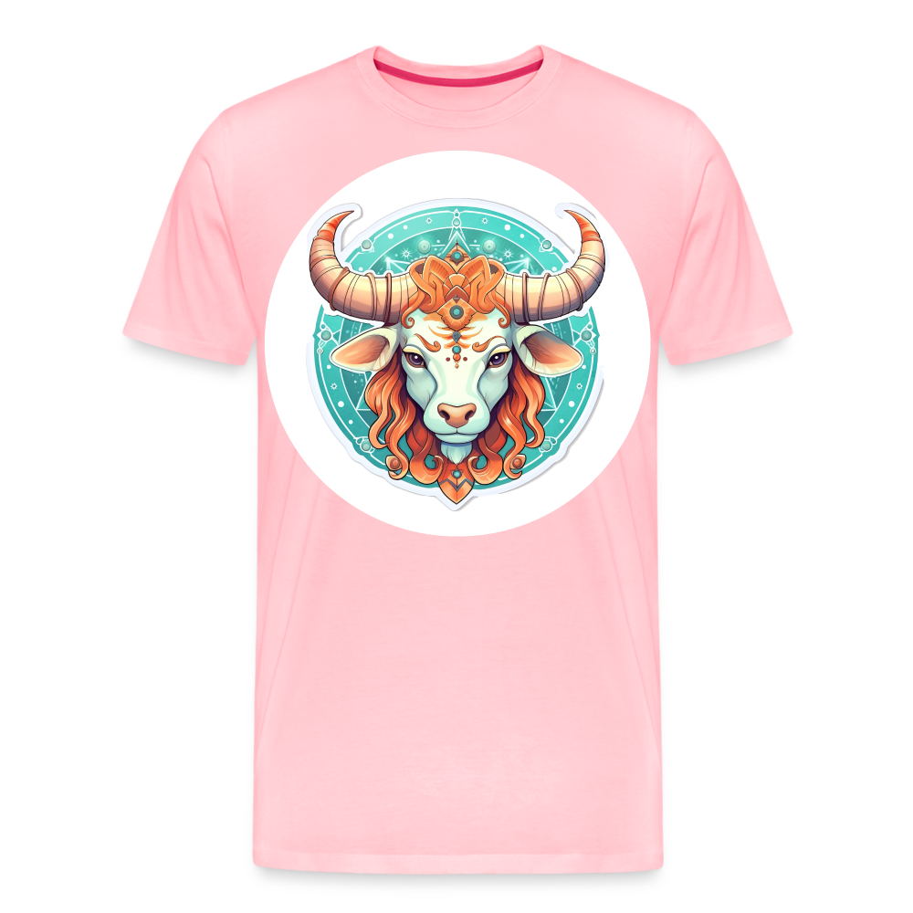 Men's Symbol Taurus Premium T-Shirt - pink