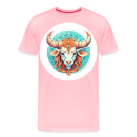 Thumbnail for Men's Symbol Taurus Premium T-Shirt - pink