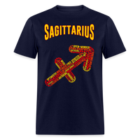 Thumbnail for Men's Power Words Sagittarius Classic T-Shirt - navy