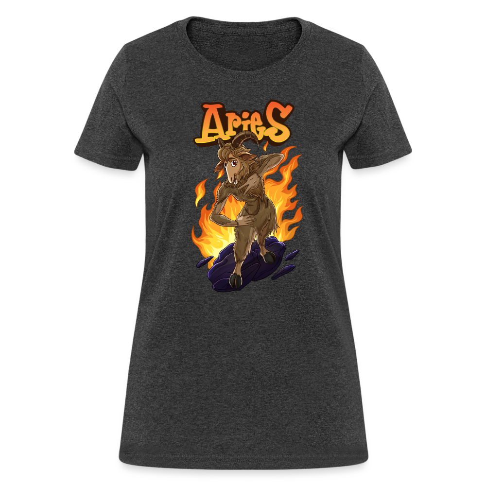 Women's Aries Narihndrab T-Shirt - heather black