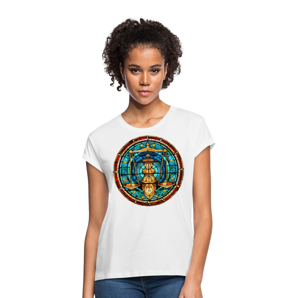 Women's Mosaic Libra Relaxed Fit T-Shirt - white