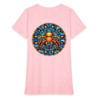 Thumbnail for Women's Mosaic Cancer T-Shirt - pink